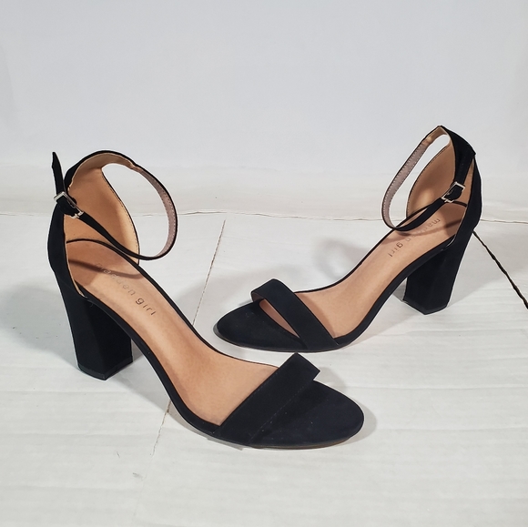 Madden Girl Shoes Madden Girl Beella Black Twopiece Ankle Strap
